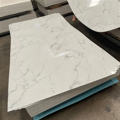 PVC UV Marble Sheet For Indoor Decoration